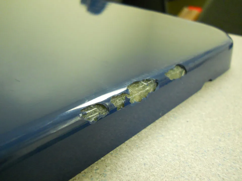 LRTM Air Bubble Cracking