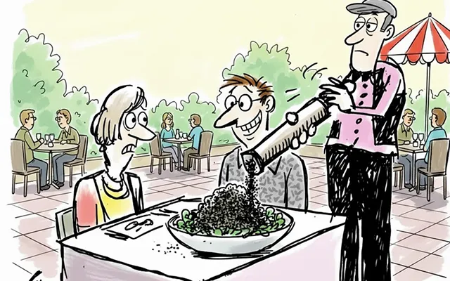 Just Say When Cartoon Demonstration